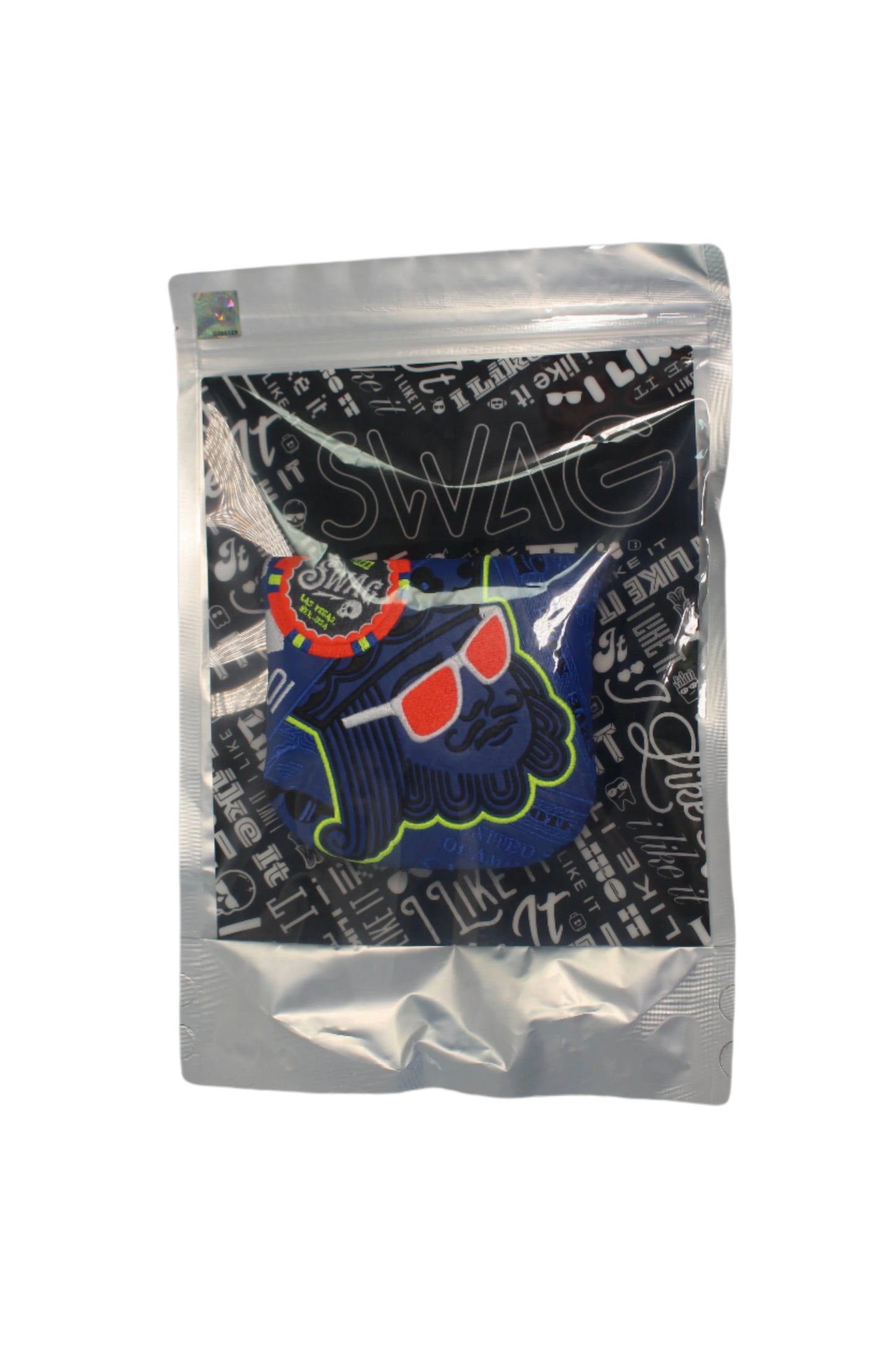 Swag Golf - Poker Chip King USA (Las Vegas) Blue/Yellow/Orange Mallet Putter Headcover - The Golf Guys Online