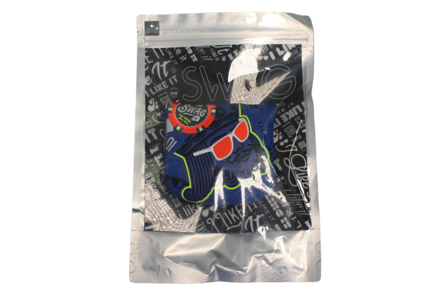 Swag Golf - Poker Chip King USA (Las Vegas) Blue/Yellow/Orange Mallet Putter Headcover - The Golf Guys Online