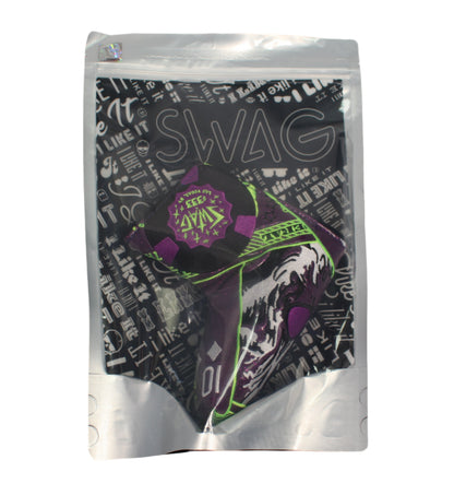 Swag Golf - Las Vegas Yeti $333 Purple and Neon Green Blade Putter Headcover - The Golf Guys Online