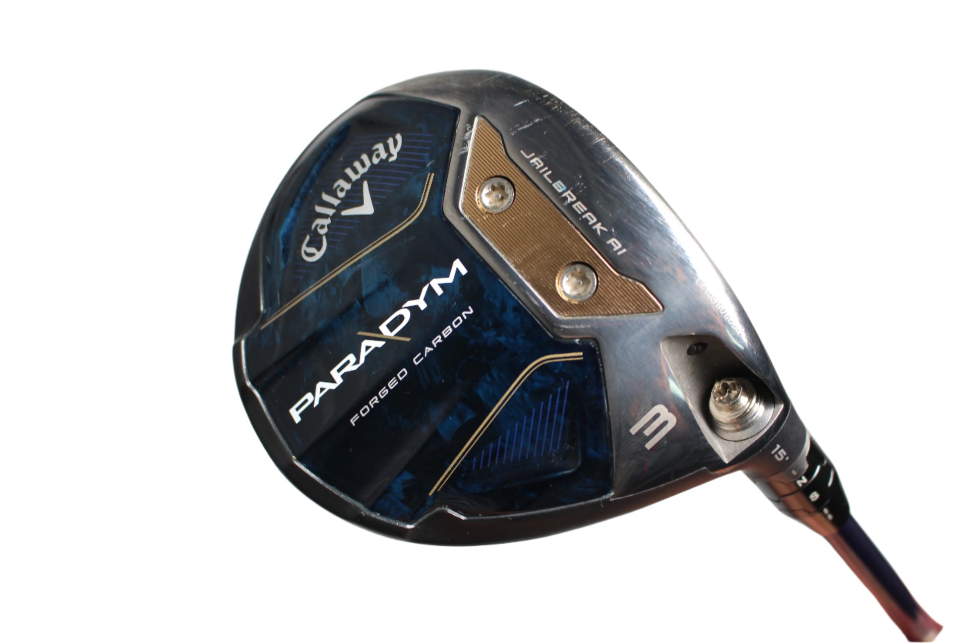 Pre-Owned Callaway Paradym 15.0 (3) Fairway Wood w/Ventus TR Blue 8-X (X-Stiff) Shaft (Above Average) - The Golf Guys Online