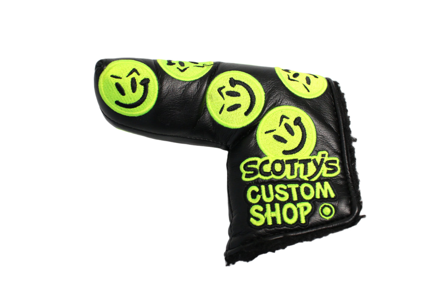 Scotty Cameron Custom Shop - 2013 Neon Yellow Dancing Go Getter Blade Putter Headcover - The Golf Guys Online