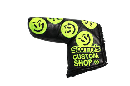 Scotty Cameron Custom Shop - 2013 Neon Yellow Dancing Go Getter Blade Putter Headcover - The Golf Guys Online