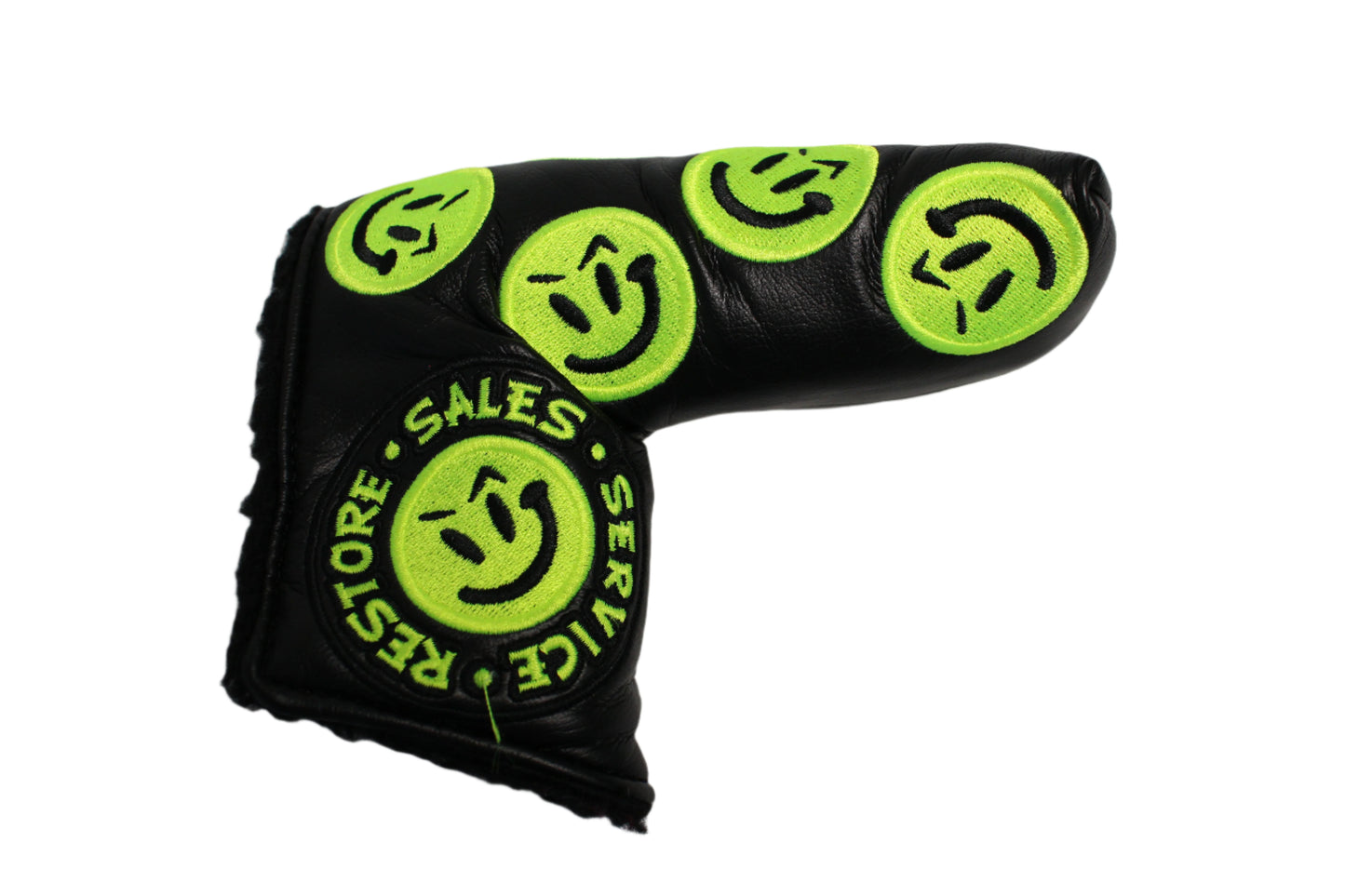 Scotty Cameron Custom Shop - 2013 Neon Yellow Dancing Go Getter Blade Putter Headcover - The Golf Guys Online