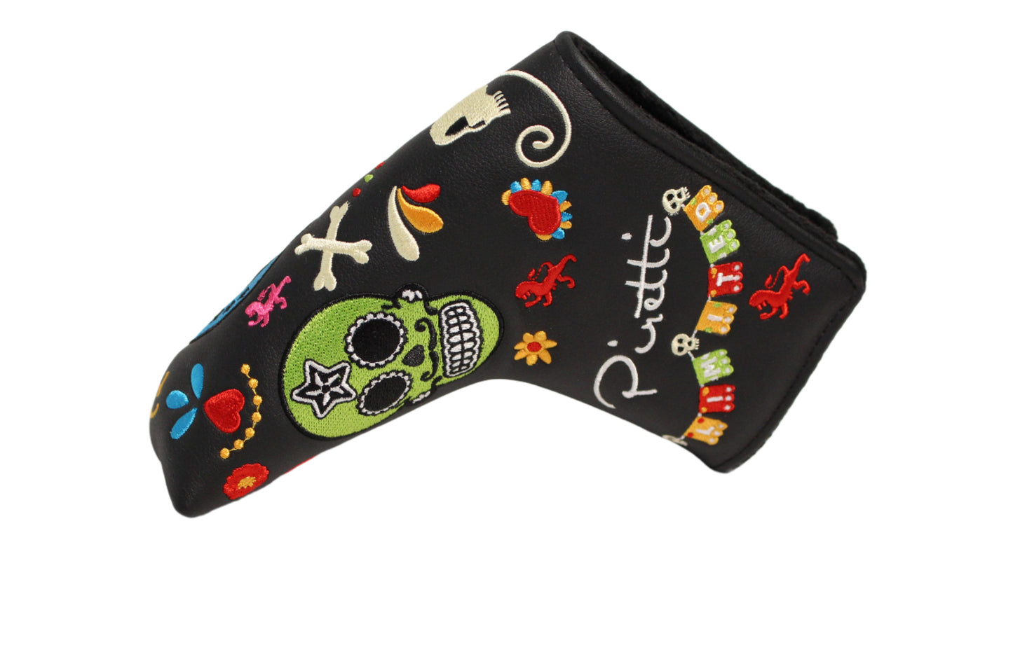 Piretti - Limited Edition Multi-Color Dia De Los Muertos Blade Putter Headcover - The Golf Guys Online