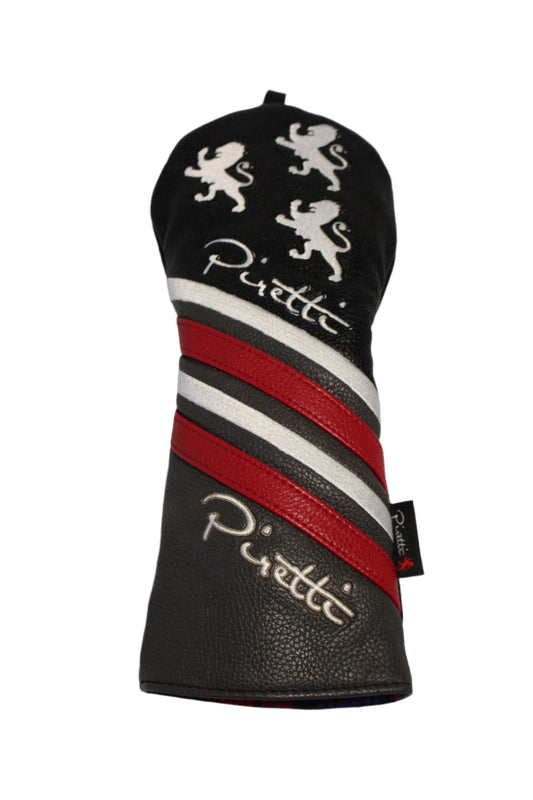 Piretti - Special Release Red/White/Black/Grey Fairway Wood Headcover - The Golf Guys Online