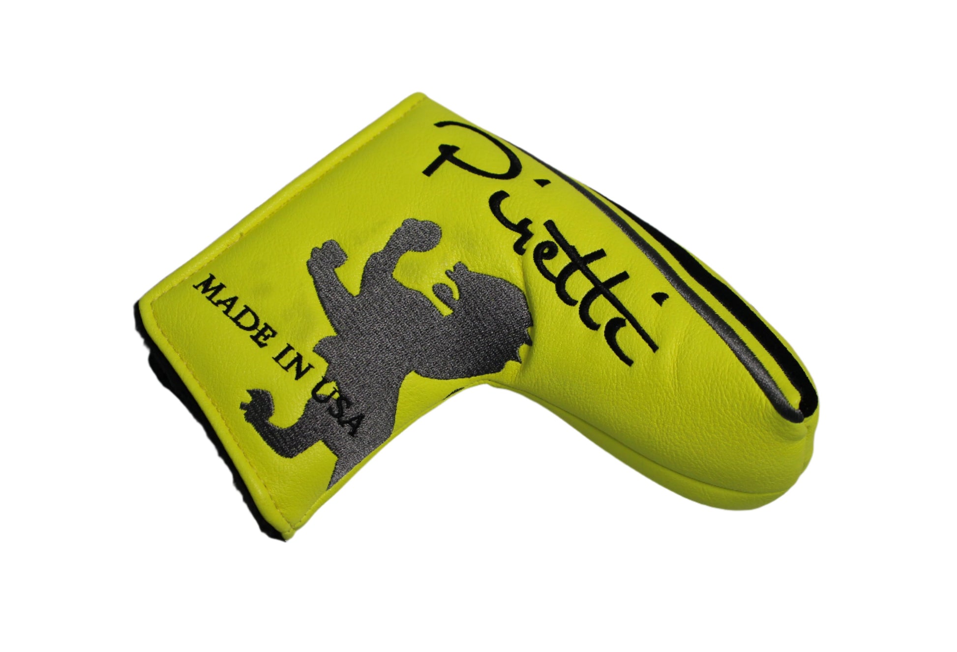 Piretti - Made In USA Fine Milled Putters Yellow/Black Blade Putter Headcover - The Golf Guys Online