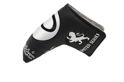 Piretti - Limited Edition Circle P Black/White Blade Putter Headcover - The Golf Guys Online