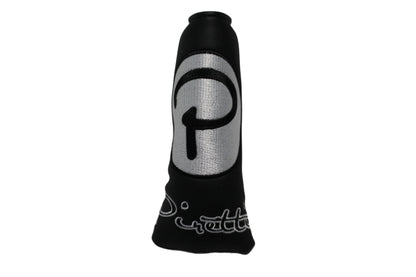 Piretti - Limited Edition Circle P Black/White Blade Putter Headcover - The Golf Guys Online