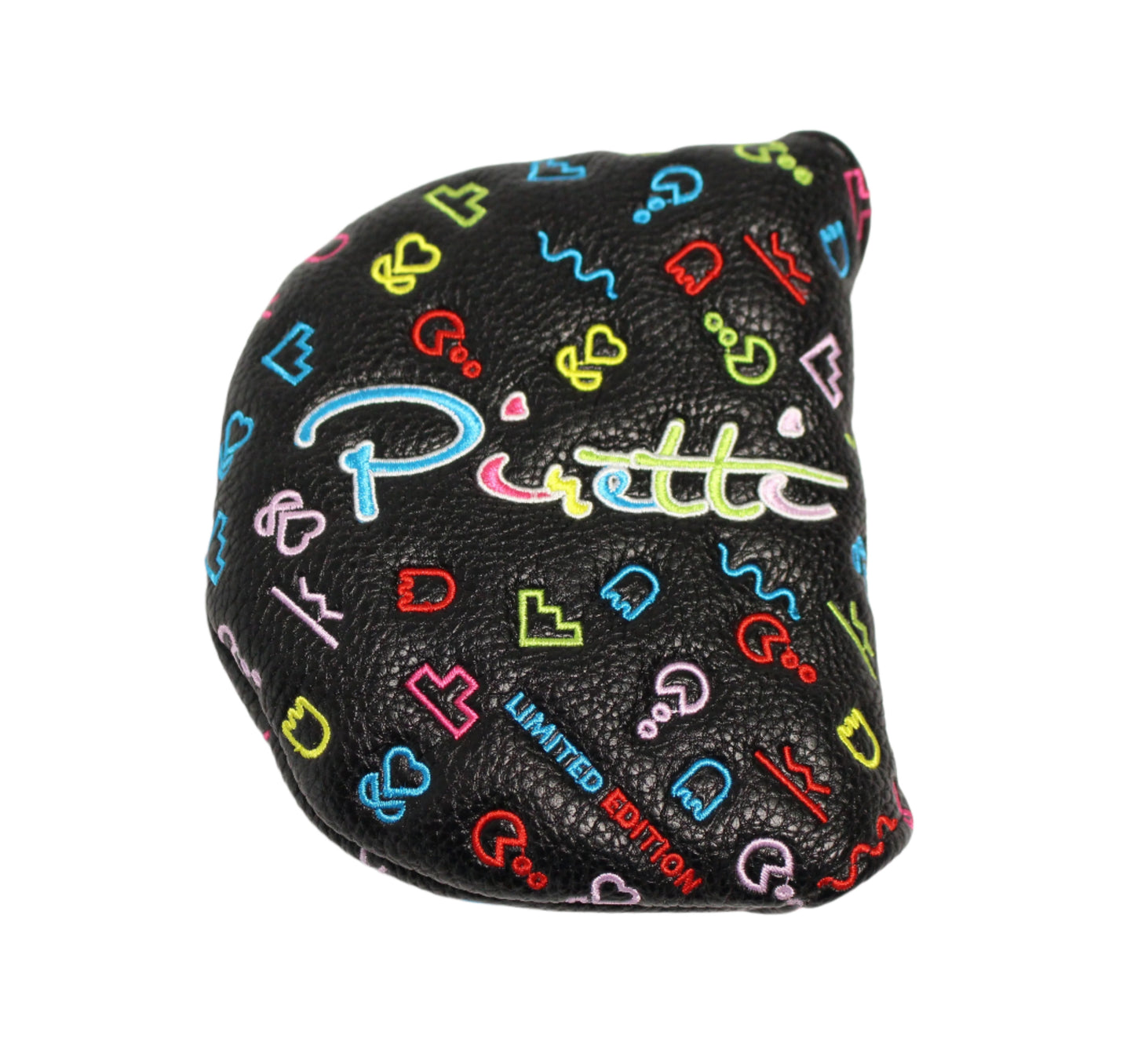 Piretti - Limited Editon Retro Neon Mid-Round Mallet Putter Headcover - The Golf Guys Online