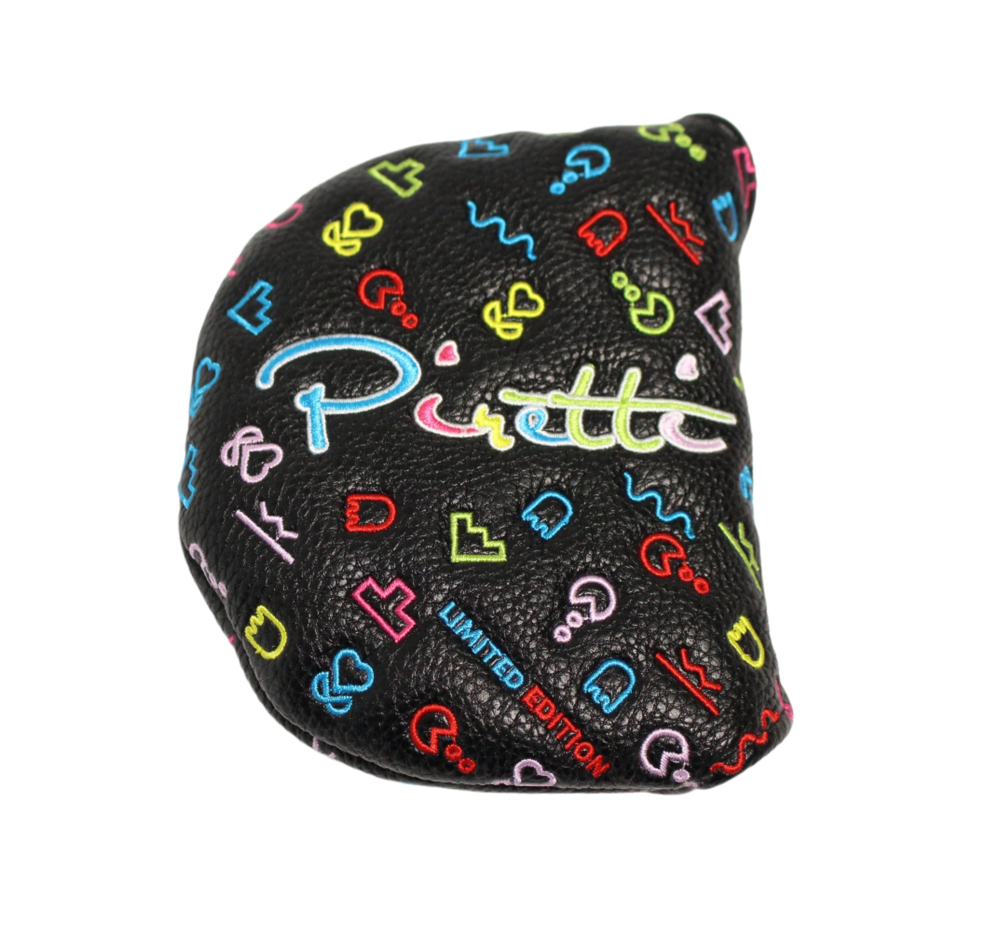 Piretti - Limited Editon Retro Neon Mid-Round Mallet Putter Headcover - The Golf Guys Online