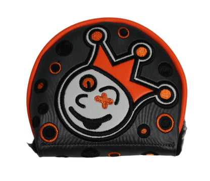 Scotty Cameron Custom Shop 2019 Jackpot Johnny Charcoal & Orange Mid-Round Mallet Putter Headcover - The Golf Guys Online