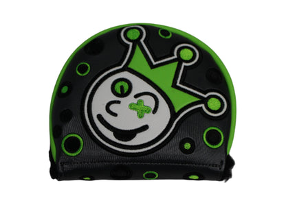Scotty Cameron Custom Shop 2019 Jackpot Johnny Charcoal & Lime Green Mid-Round Mallet Putter Headcover - The Golf Guys Online