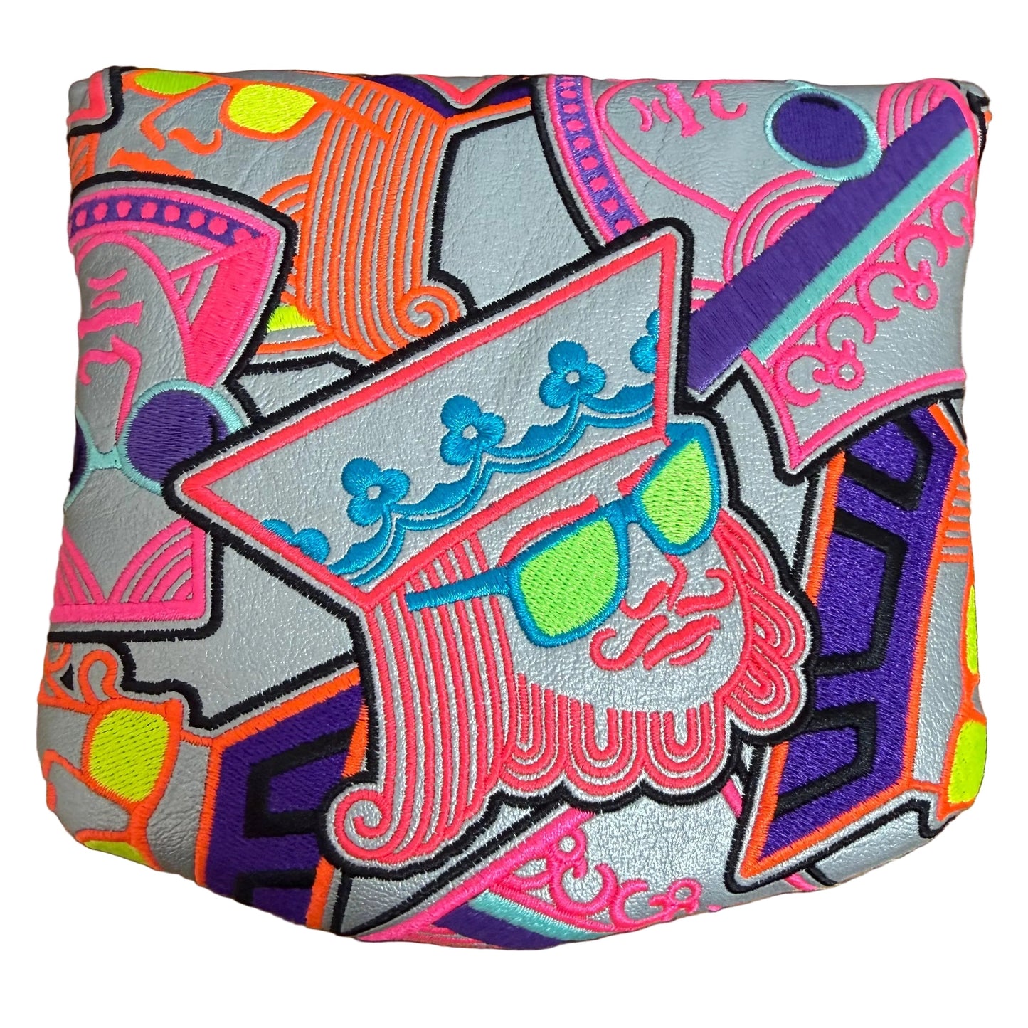 Swag Golf - Sherbet Stacked Royalty Boss Center Shafted Mallet Putter Headcover *opened, no bag*