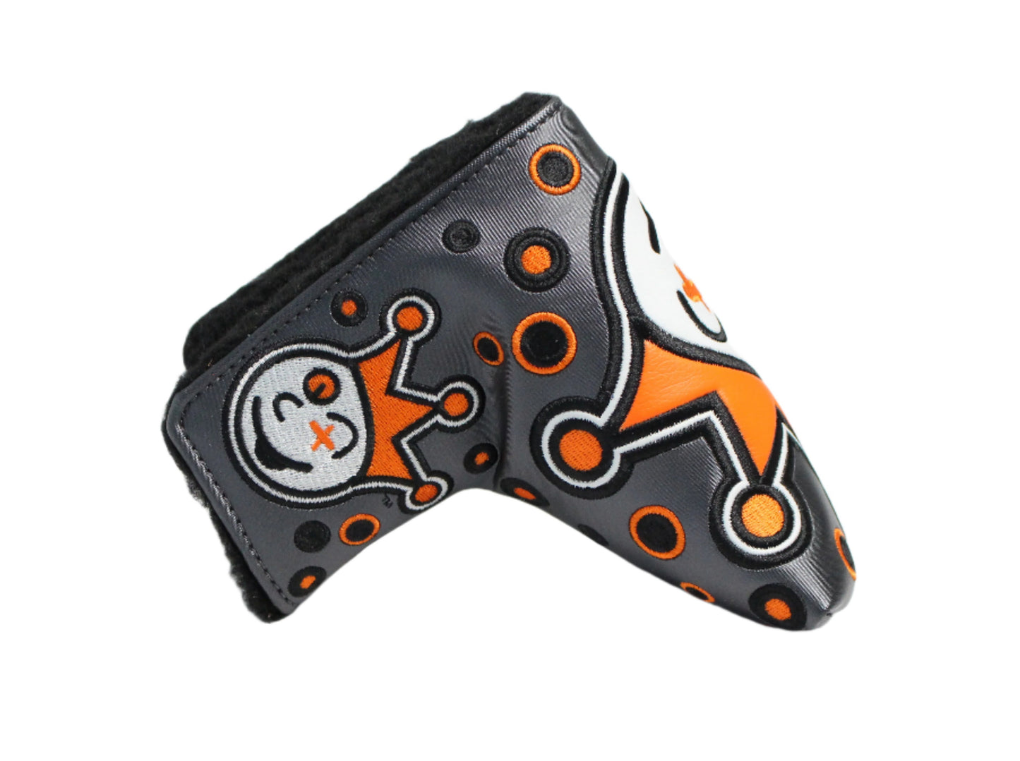 Scotty Cameron Custom Shop 2019 Jackpot Johnny Charcoal & Orange Mid-Mallet Putter Headcover - The Golf Guys Online