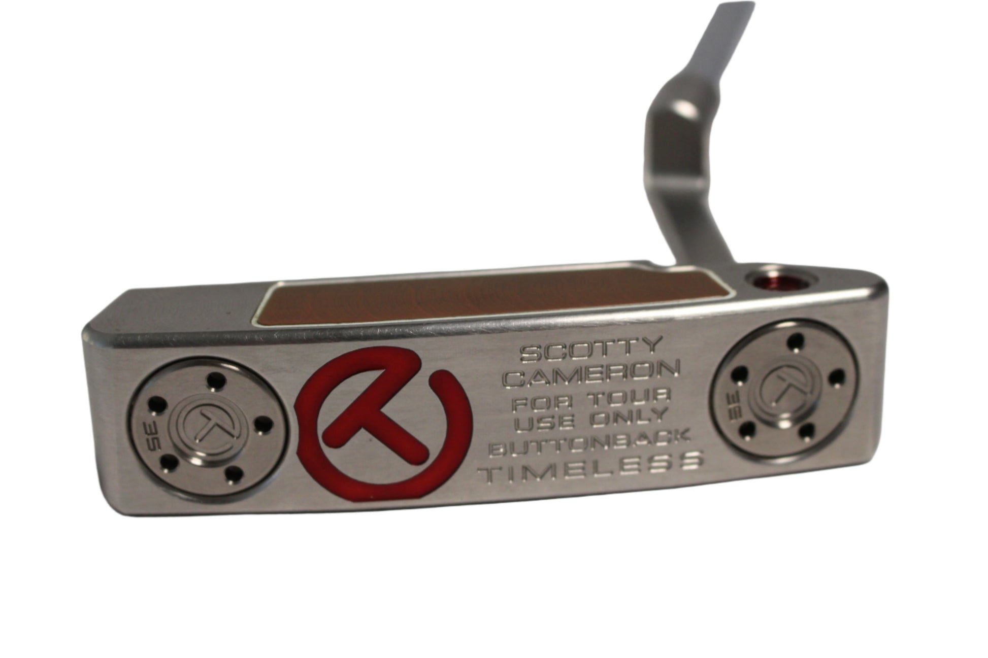 Scotty Cameron Tour Only SSS (Circle T) ButtonBack Teryllium Blade Putter - The Golf Guys Online