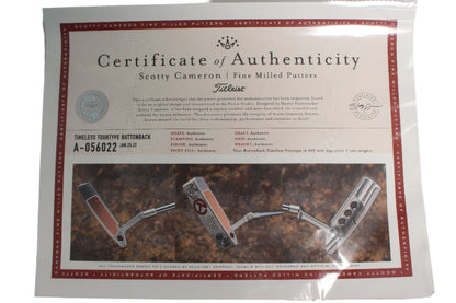 Scotty Cameron Tour Only SSS (Circle T) ButtonBack Teryllium Blade Putter - The Golf Guys Online
