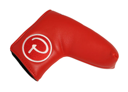 Piretti - Special Edition Circle P Red/White Blade Putter Headcover - The Golf Guys Online