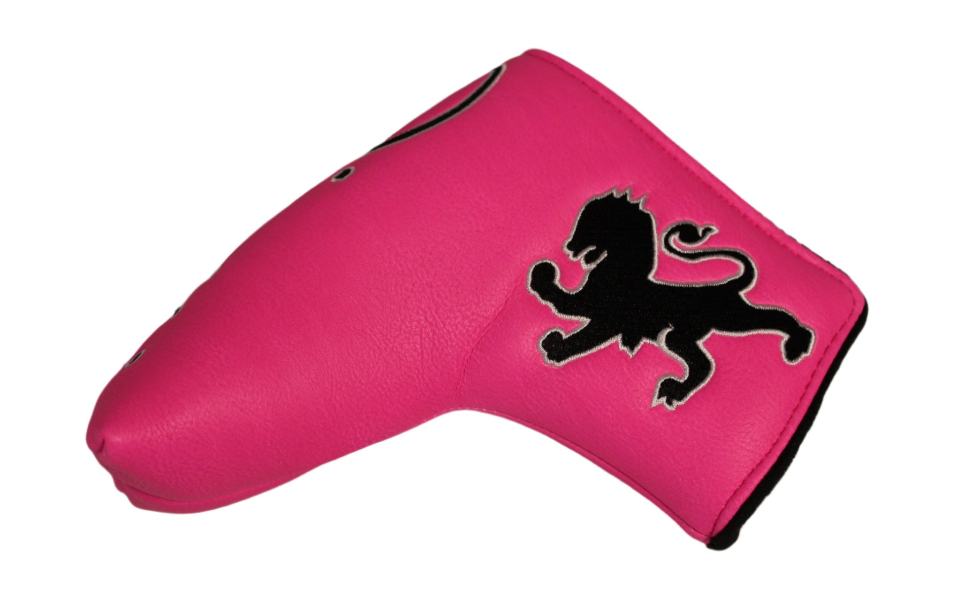 Piretti - Special Edition Circle P Pink/Black Blade Putter Headcover - The Golf Guys Online
