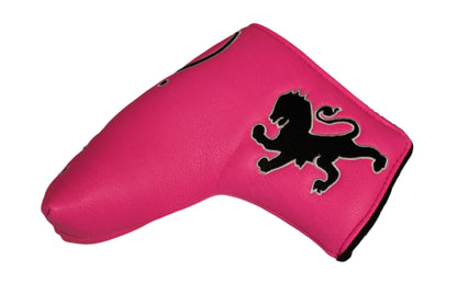 Piretti - Special Edition Circle P Pink/Black Blade Putter Headcover - The Golf Guys Online