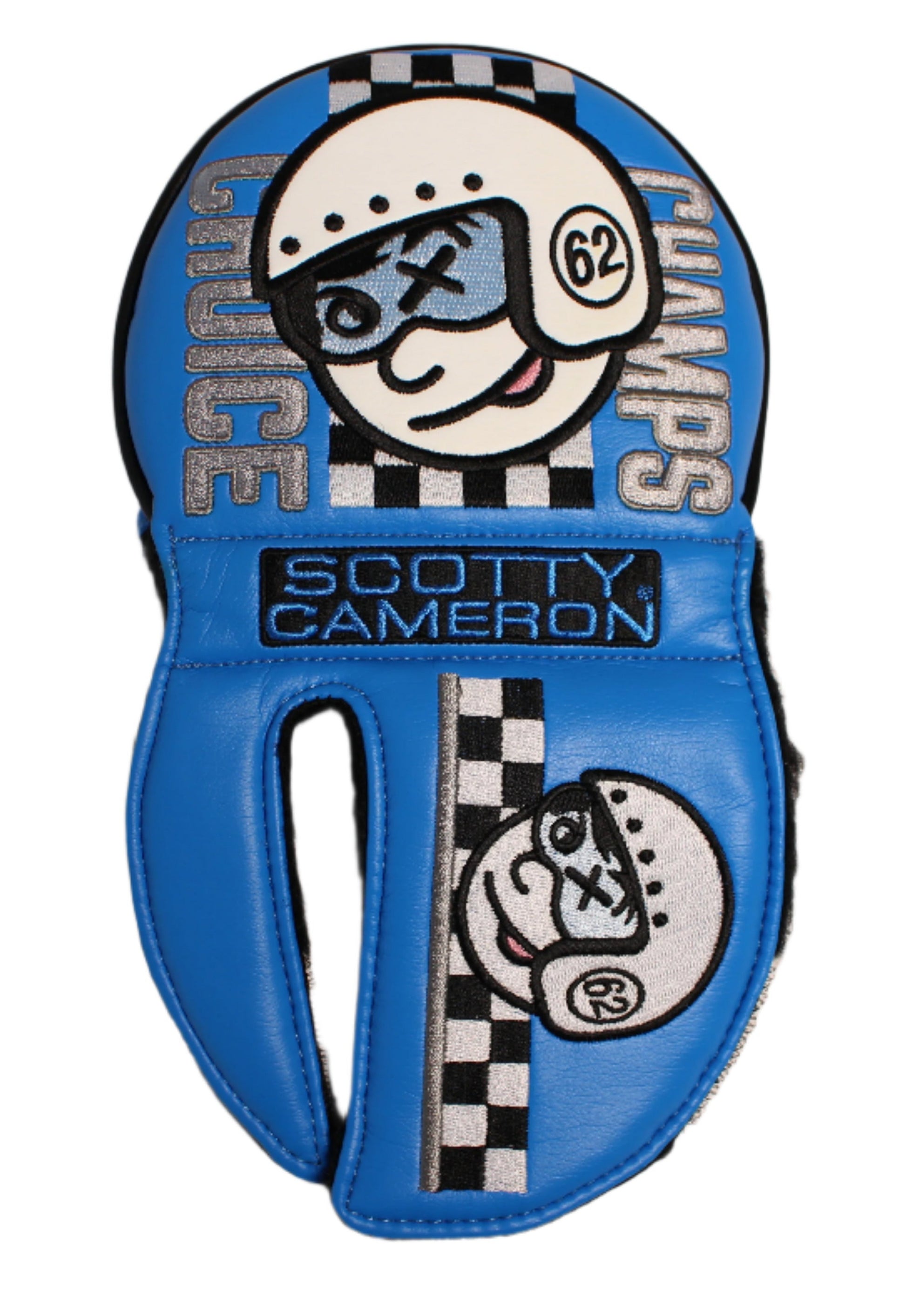 Scotty Cameron - Johnny Racer Champs Choice Blue Mid-Round Mallet Putter Headcover - The Golf Guys Online