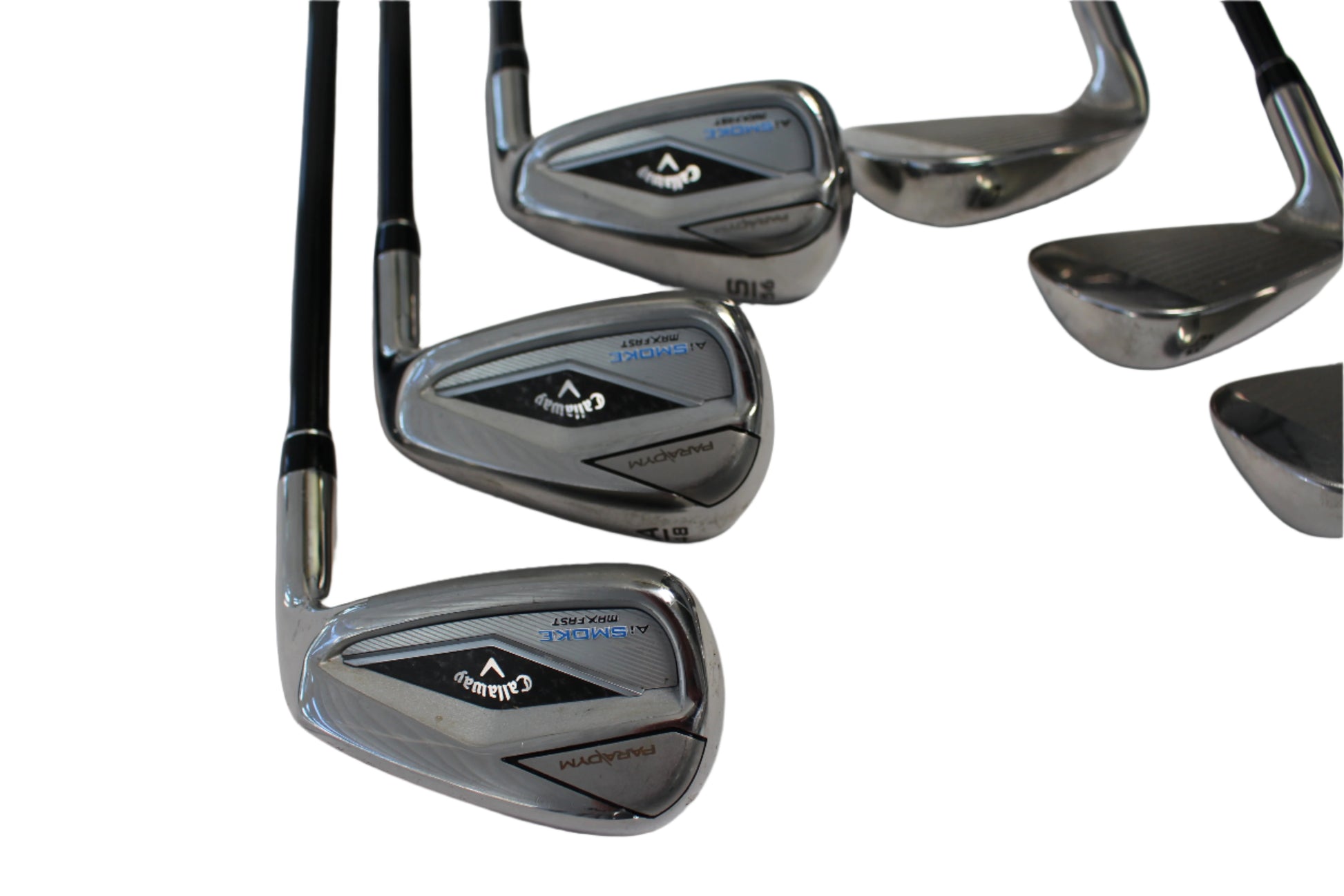 Pre-Owned Callaway Paradym Ai Smoke Max Fast 6-PW, AW, SW Iron Set w/ Tensei Blue 40 R2 (Senior) Shafts (Average) - The Golf Guys Online