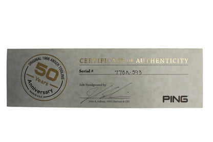 Ping 50th Anniversary LIMITED EDITION (1 of 775)(#593) - Karsten’s Mold Anser Putter - The Golf Guys Online