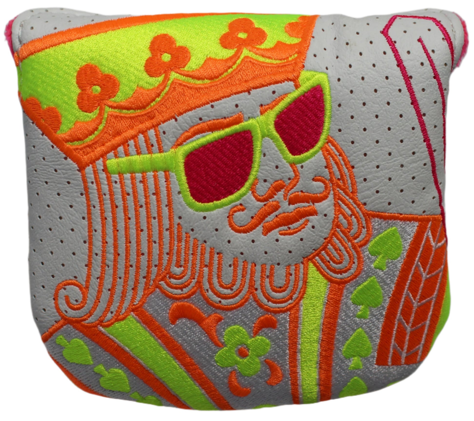 Swag Golf - Orange & Bolt King Mallet Putter Headcover *opened, no bag* - The Golf Guys Online
