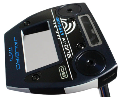 Pre-Owned Odyssey Ai-One JailBird Mini DB Mallet Putter W/ SL Stroke Labs (34 Inch) Shaft (Mint) - The Golf Guys Online