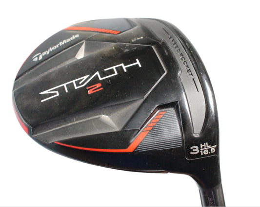 Pre-Owned TaylorMade Stealth 2 High Launch 3 (16.5) Fairway Wood w/ Fujikura Ventus TR 5-A (Senior) (43.5 Inch) Shaft (Mint) - The Golf Guys Online