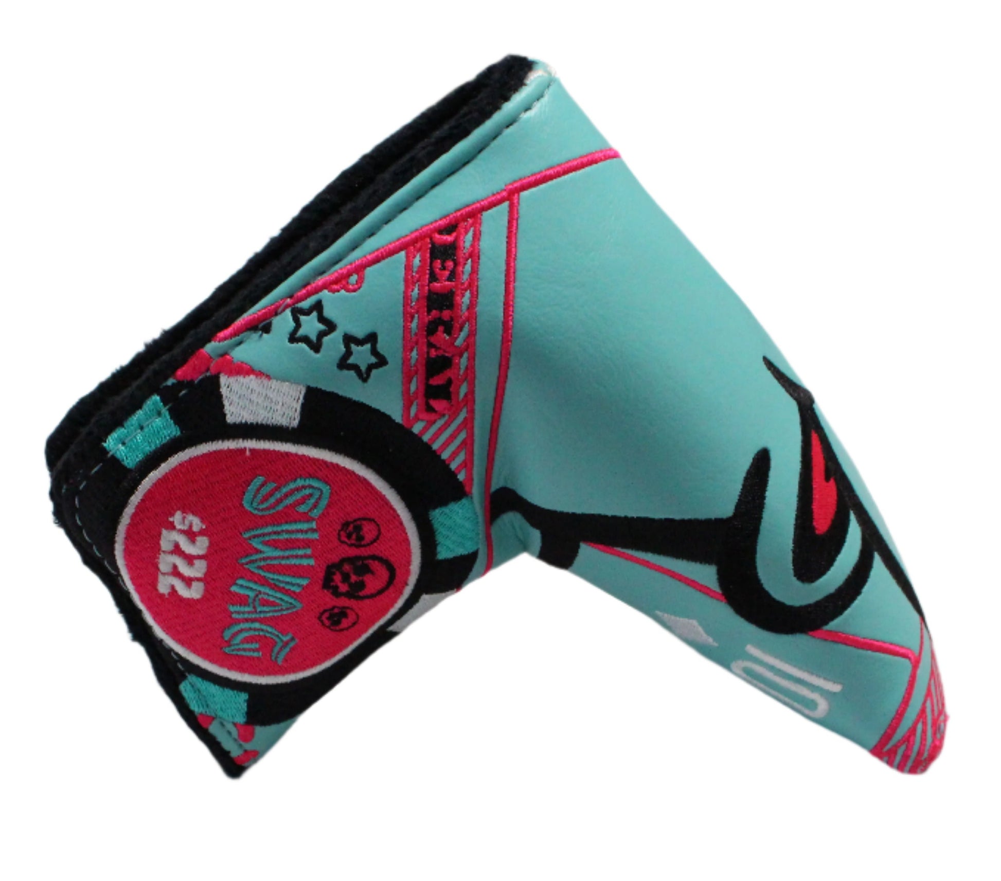 Swag Golf - Flipper Stacked Flush Blade Putter Headcover *opened, no bag* - The Golf Guys Online