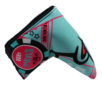Swag Golf - Flipper Stacked Flush Blade Putter Headcover *opened, no bag* - The Golf Guys Online