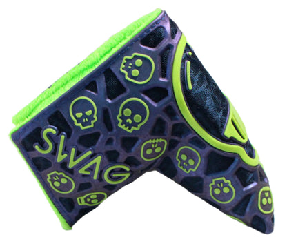 Swag Golf - Lunar Skull Blade Putter Headcover *opened, no bag* - The Golf Guys Online