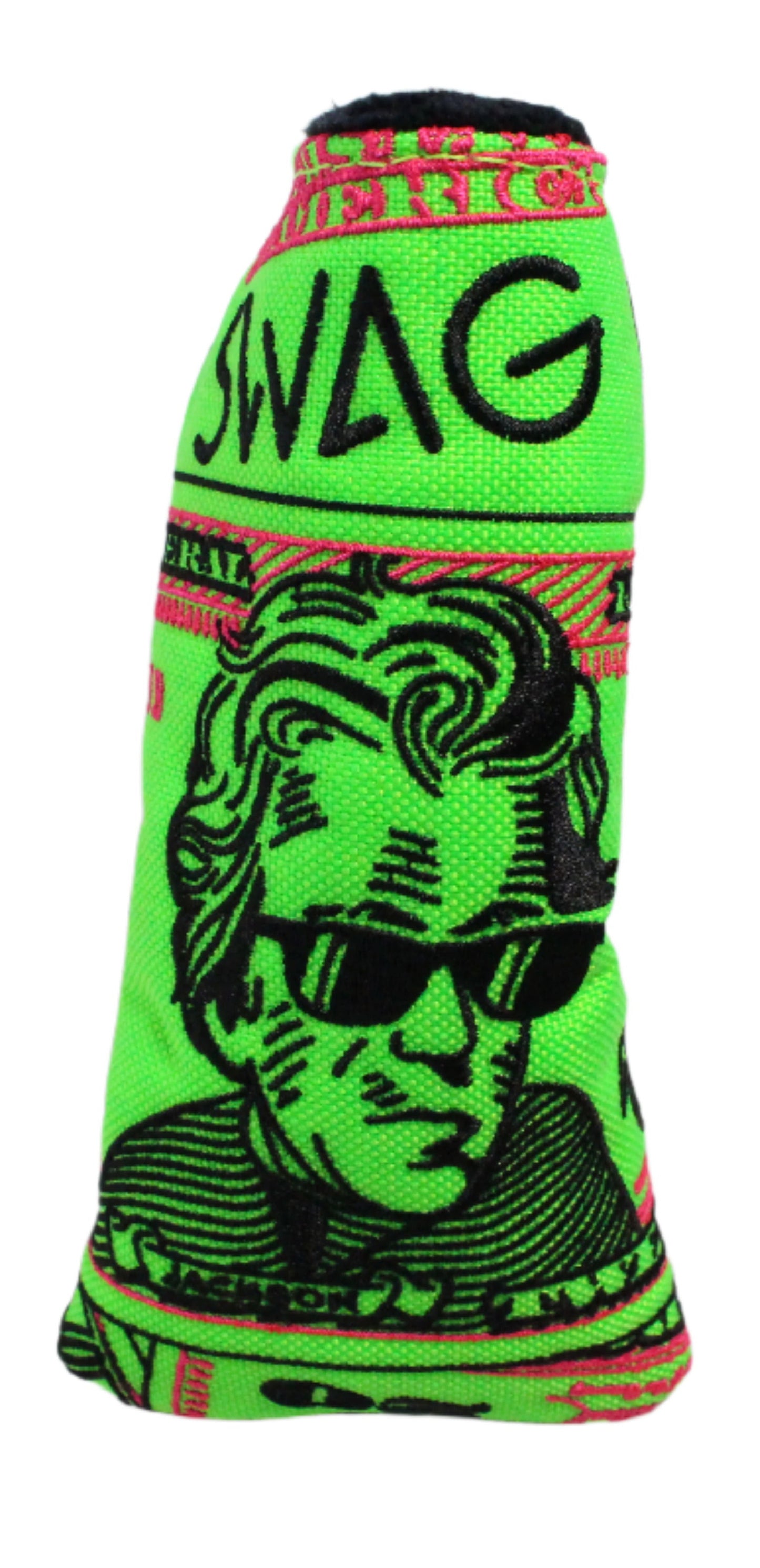 Swag Golf - Almighty Dollar 5.0 Andrew Jackson Blade Putter Headcover *opened, no bag* - The Golf Guys Online