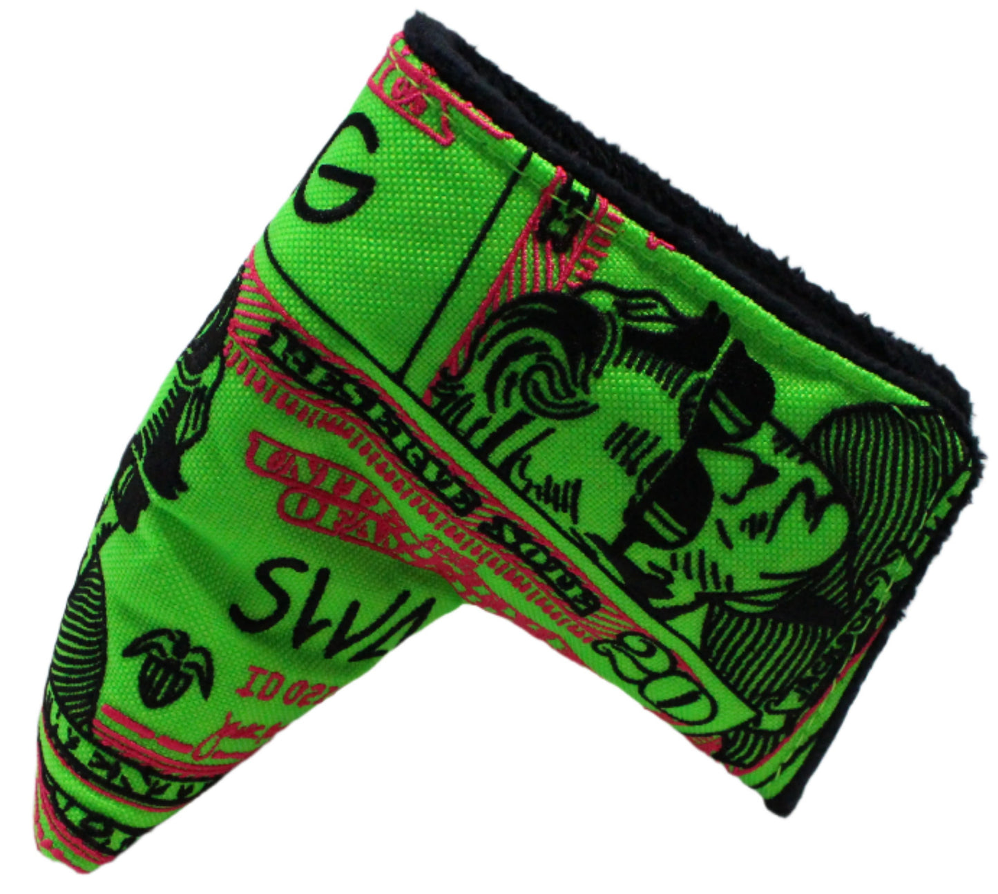 Swag Golf - Almighty Dollar 5.0 Andrew Jackson Blade Putter Headcover *opened, no bag* - The Golf Guys Online