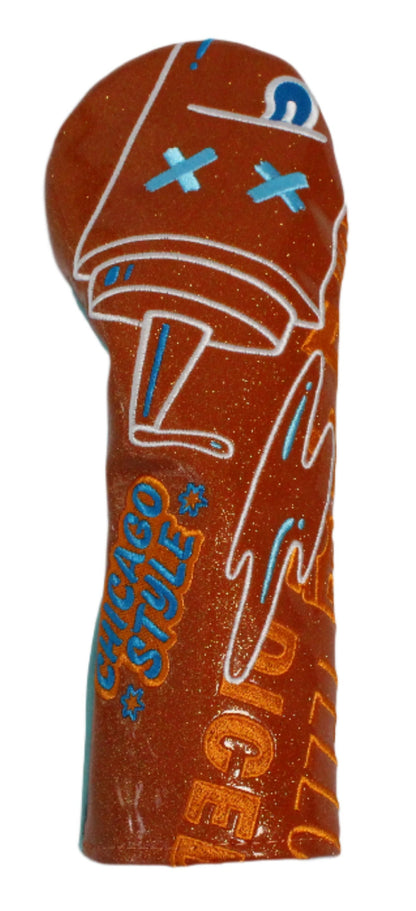 Swag Golf - Mandarin Jumbo Dog Driver/Wood Headcover Set *opened, no bag* - The Golf Guys Online