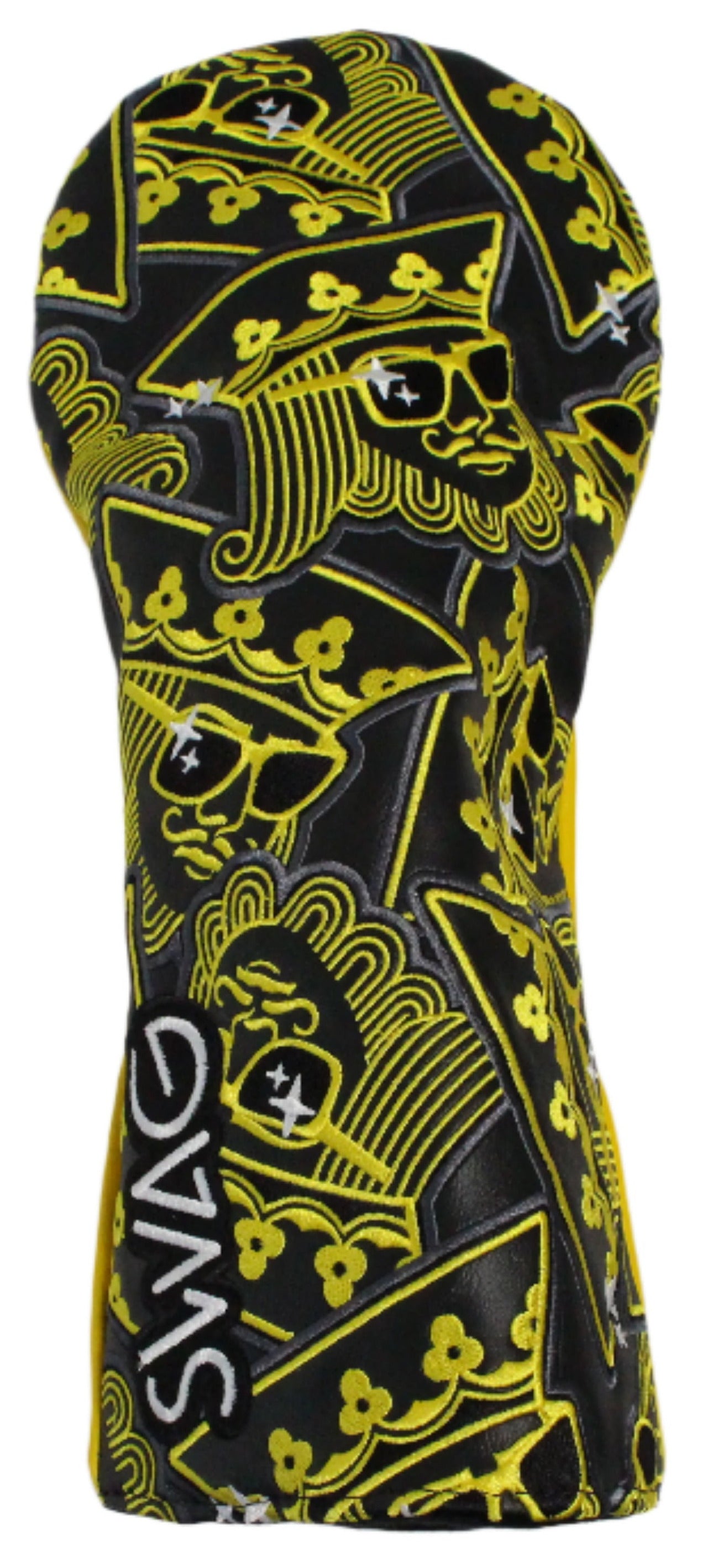 Swag Golf - Gold Shiny King Driver Headcover *opened, no bag* - The Golf Guys Online
