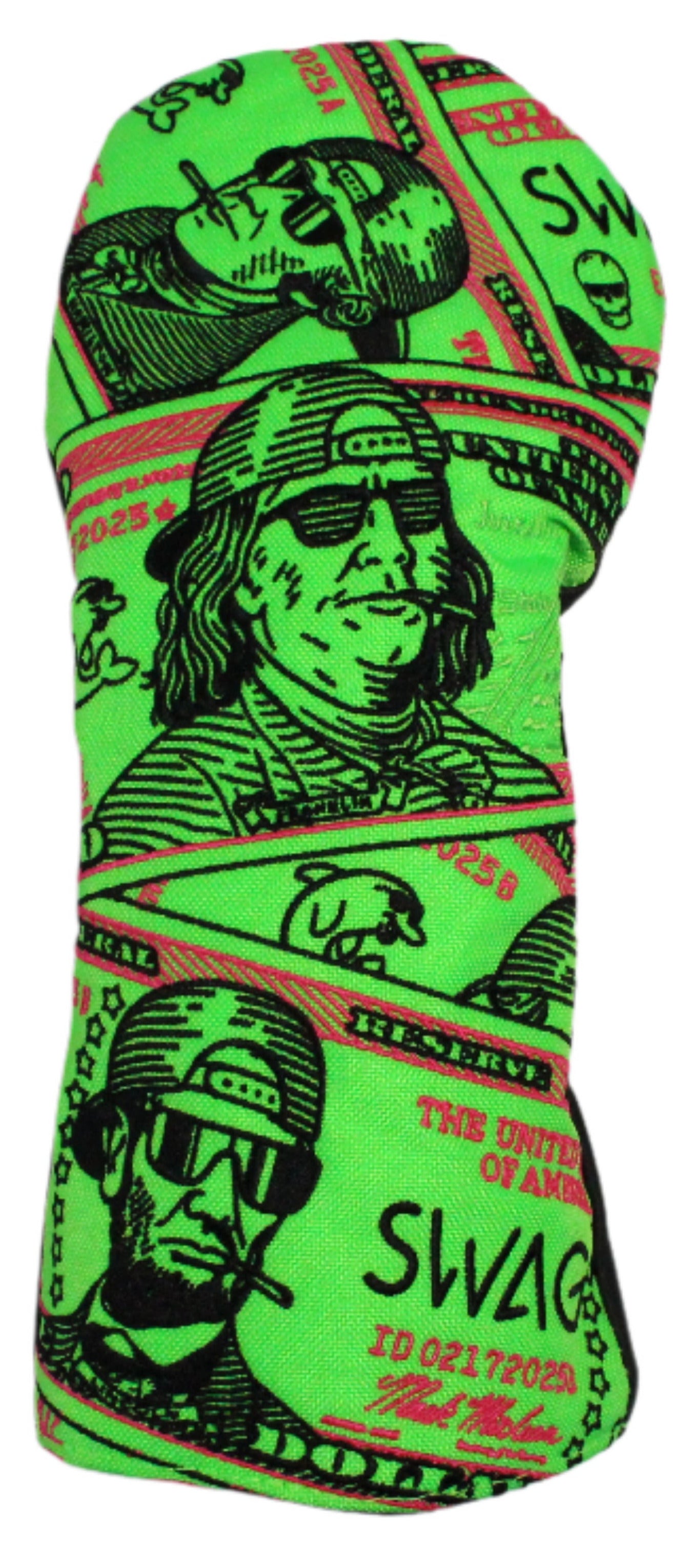 Swag Golf - Almight Dollar 5.0 Driver Headcover *opened, no bag* - The Golf Guys Online