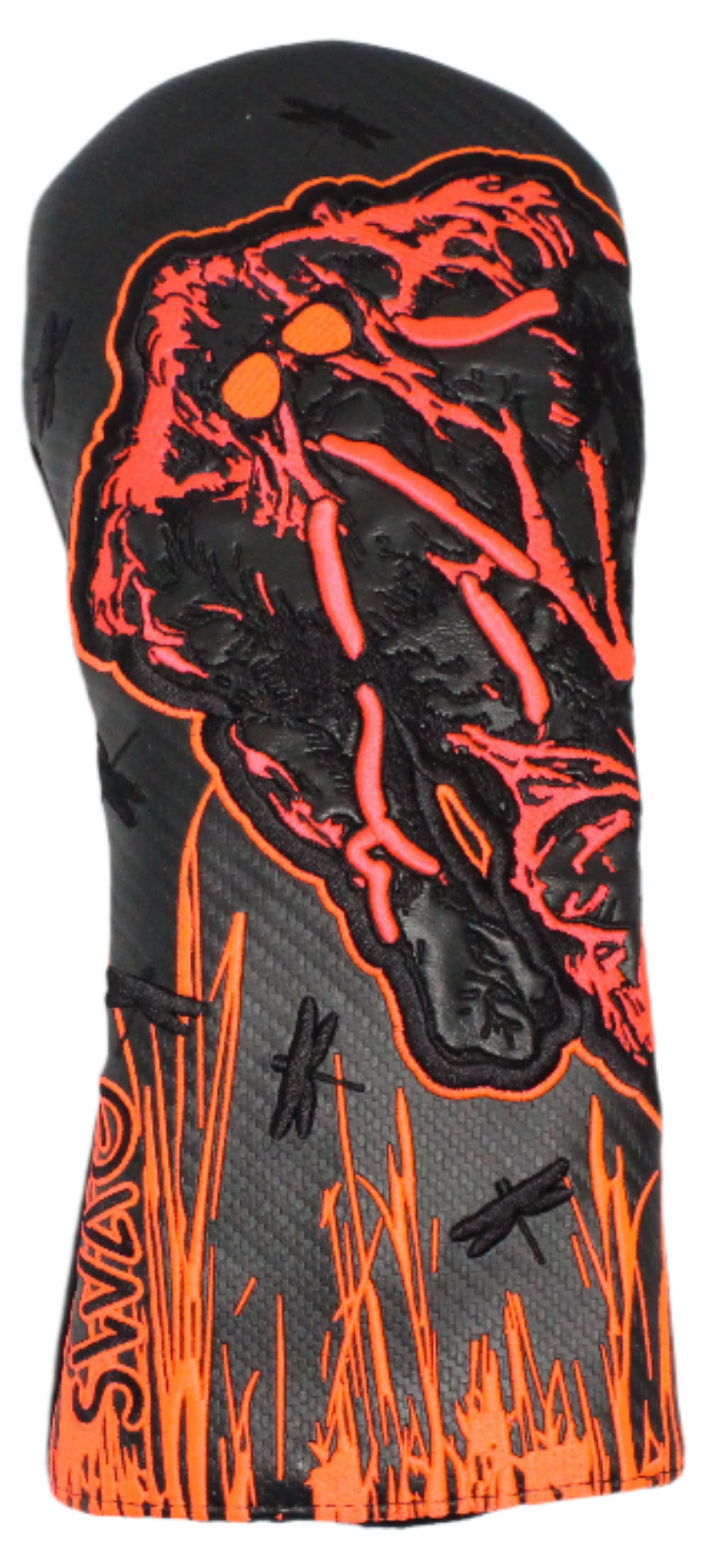 Swag Golf - Swag Thing Neon Pink/Black Driver Headcover *opened, no bag* - The Golf Guys Online