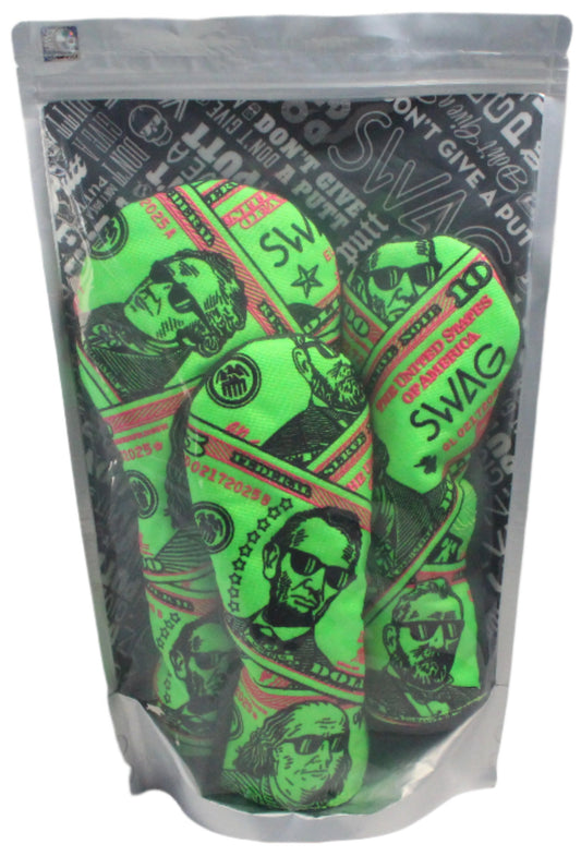 Swag Golf - Almighty Dollar 5.0 Fairway Wood Headcover Set - The Golf Guys Online
