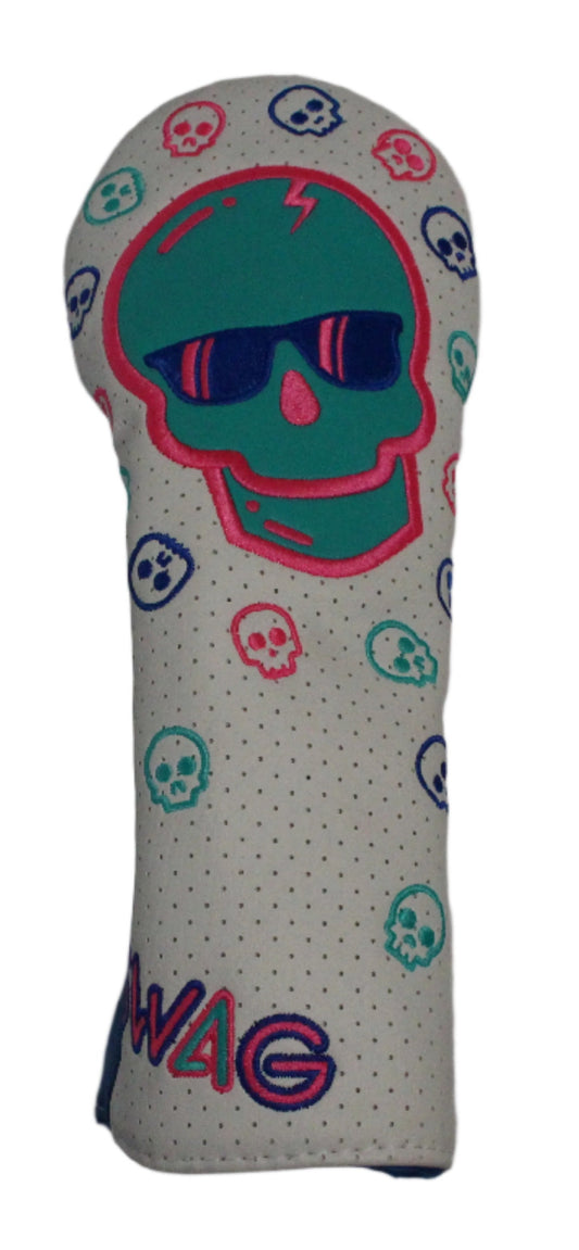 Swag Golf - Multi-Color Skulls Fairway Wood Headcover *opened, no bag* - The Golf Guys Online