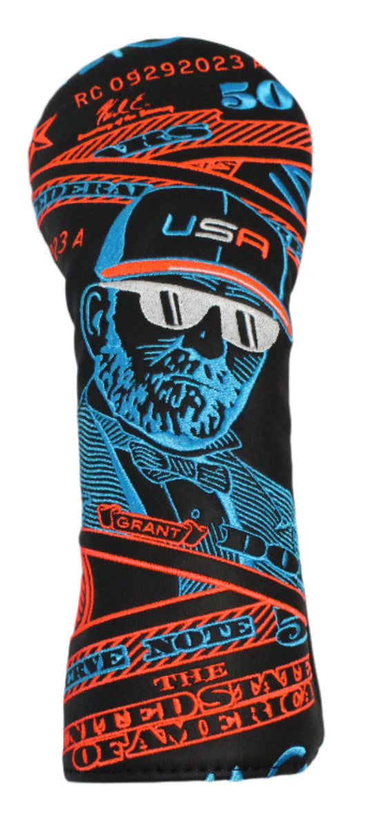 Swag Golf - 2024 USA Dollar Bill Fairway Wood Headcover *opened, no bag* - The Golf Guys Online