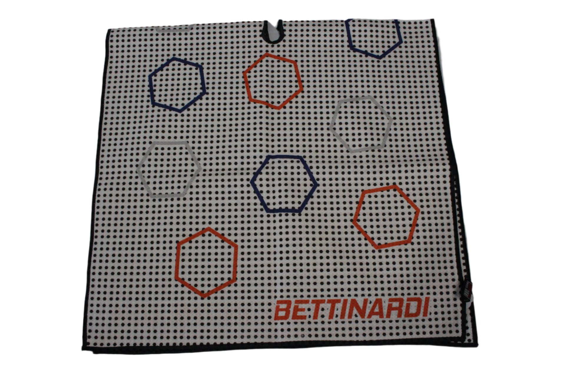 Bettinardi - 2021 Dancing Open Hex Players Towel - White - The Golf Guys Online