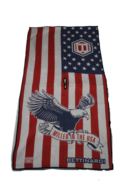 Bettinardi - 2020 Eagle USA Players Towel - Red/White/Blue - The Golf Guys Online