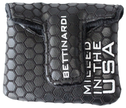 Bettinardi - 2022 Jumbo Hex B Specialty Run Mid-Sqaure Mallet Putter Headcover Black/White - The Golf Guys Online