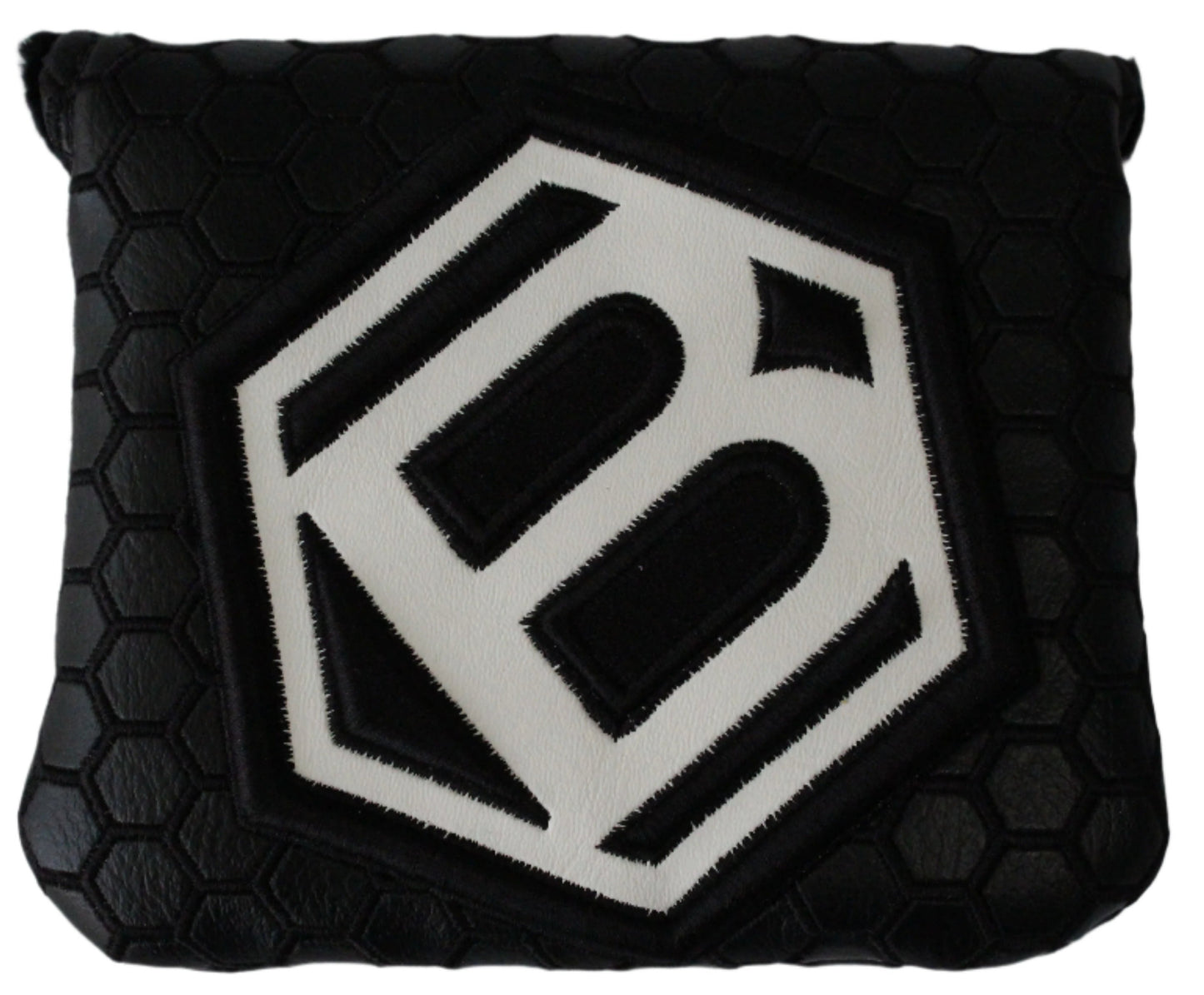 Bettinardi - 2022 Jumbo Hex B Specialty Run Mid-Sqaure Mallet Putter Headcover Black/White - The Golf Guys Online