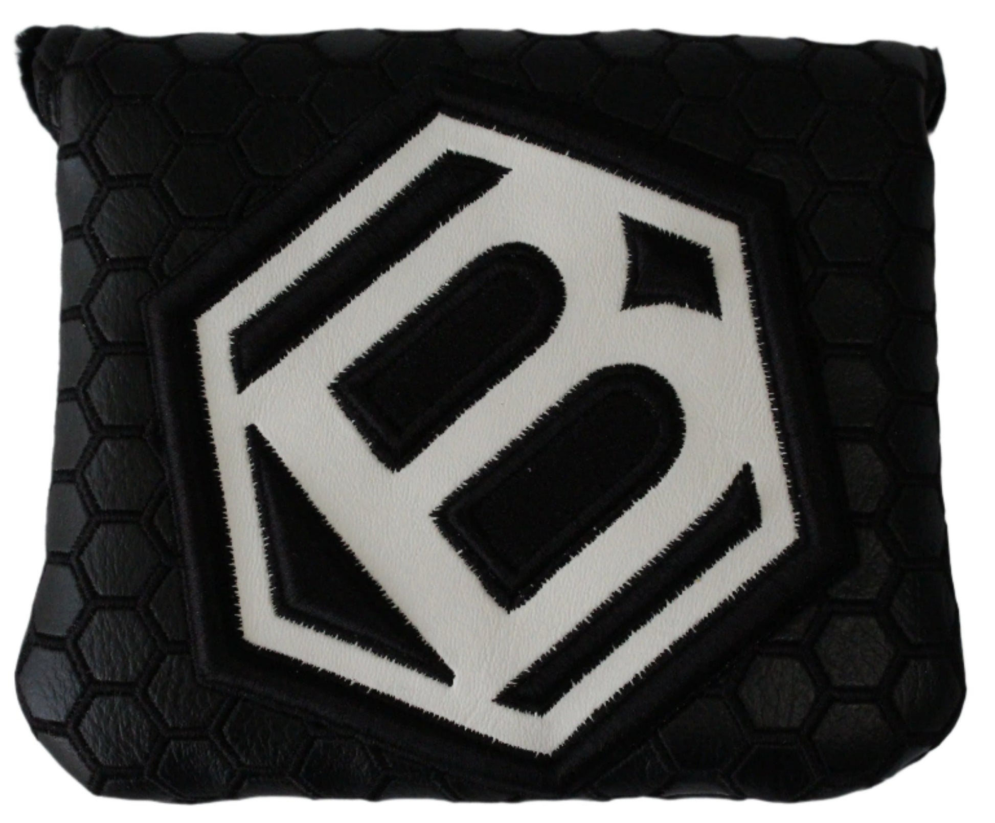 Bettinardi - 2022 Jumbo Hex B Specialty Run Mid-Sqaure Mallet Putter Headcover Black/White - The Golf Guys Online