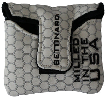 Bettinardi - 2022 Jumbo Hex B Specialty Run Mid-Sqaure Mallet Putter Headcover White/Black - The Golf Guys Online