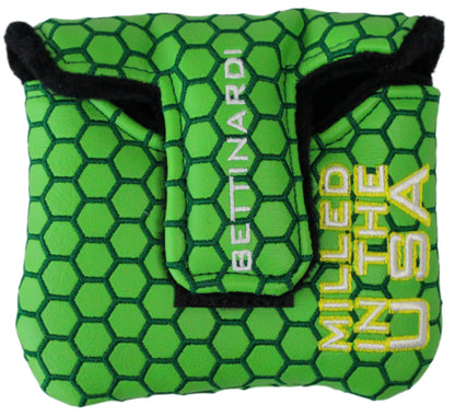 Bettinardi - 2022 Jumbo Hex B Specialty Run Mid-Sqaure Mallet Putter Headcover Green/Yellow/White - The Golf Guys Online