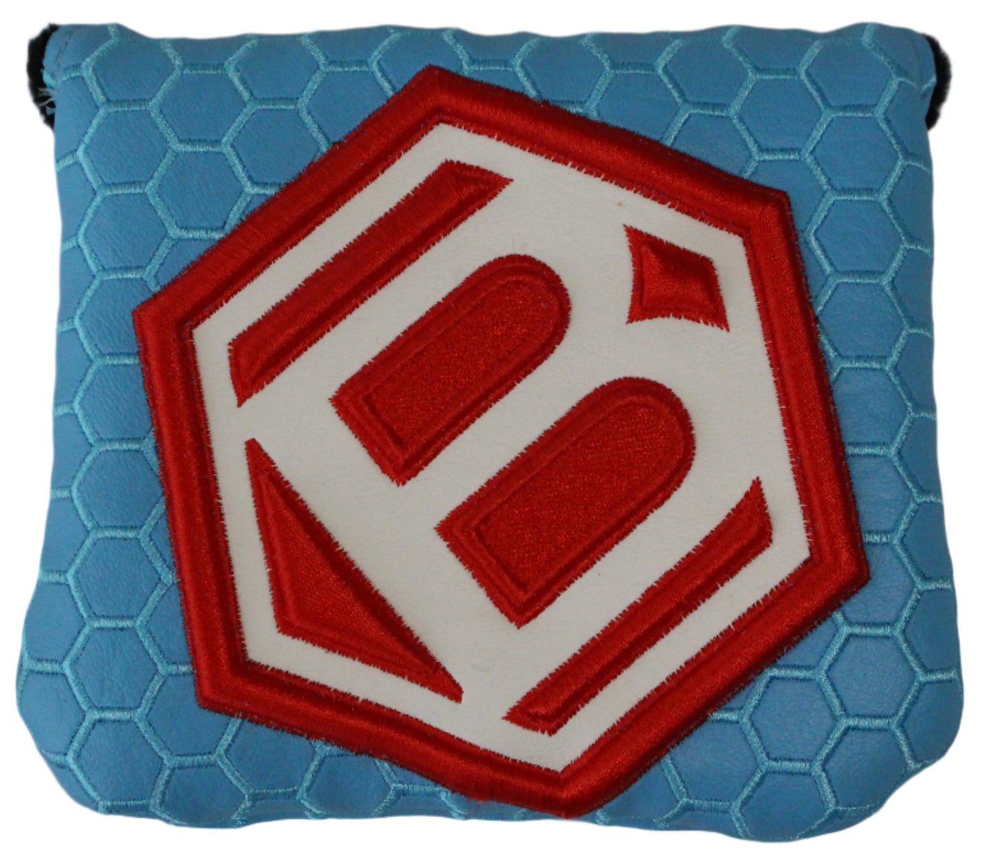Bettinardi - 2022 Jumbo Hex B Specialty Run Mid-Sqaure Mallet Putter Headcover Blue/Red/White - The Golf Guys Online