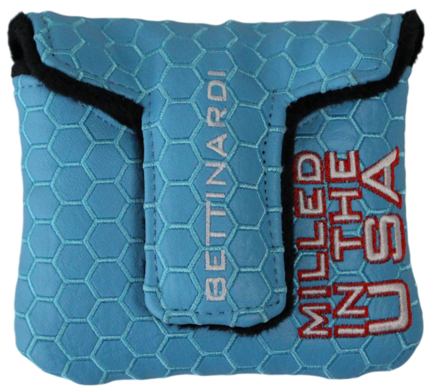 Bettinardi - 2022 Jumbo Hex B Specialty Run Mid-Sqaure Mallet Putter Headcover Blue/Red/White - The Golf Guys Online